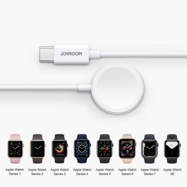 Cable to USB-C / iPhone / Apple SmartWatch Joyroom S-IW004 (white)
