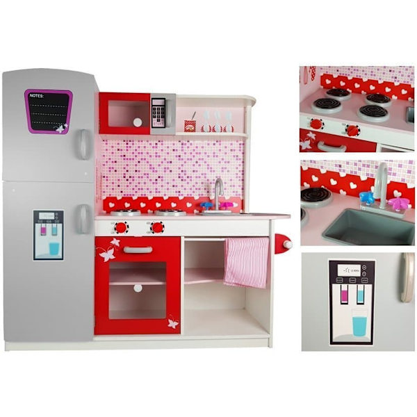 Wooden Kitchen Jola Refrigerator Microwave Opening Elements