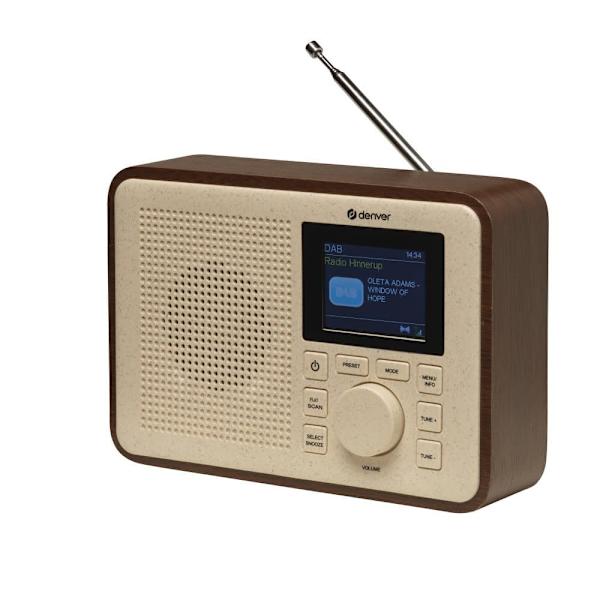 Denver DAB-60DW Portable Analog & digital Wood