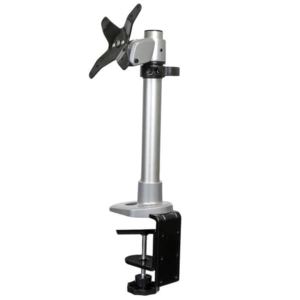 ADJUSTABLE MONITOR ARM/. Sort, Sølv