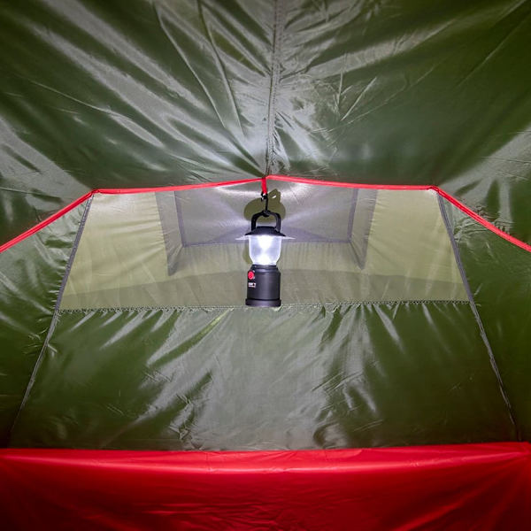 High Peak Goshawk 4 Green, Red Dome/Igloo tent