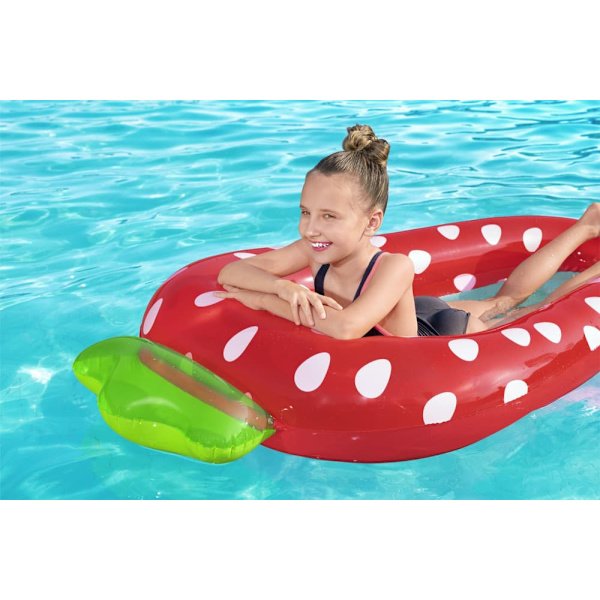 Inflatable Mesh Mattress Strawberry 178 x 103 cm Bestway 43644