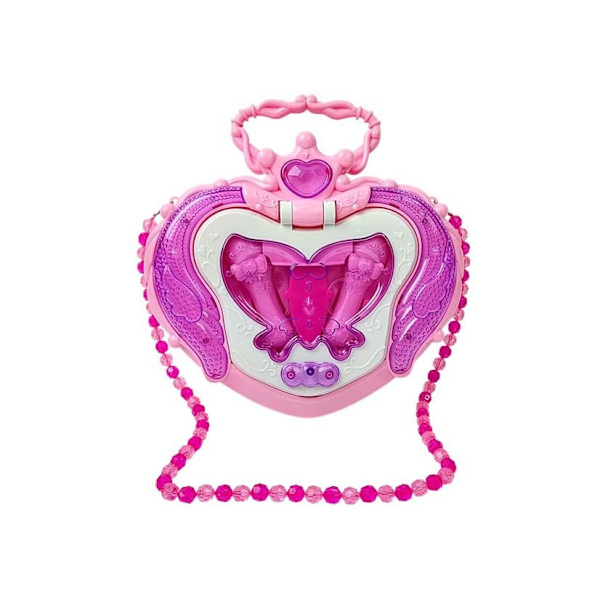 Music Box on Stand Microphone Speaker Pink