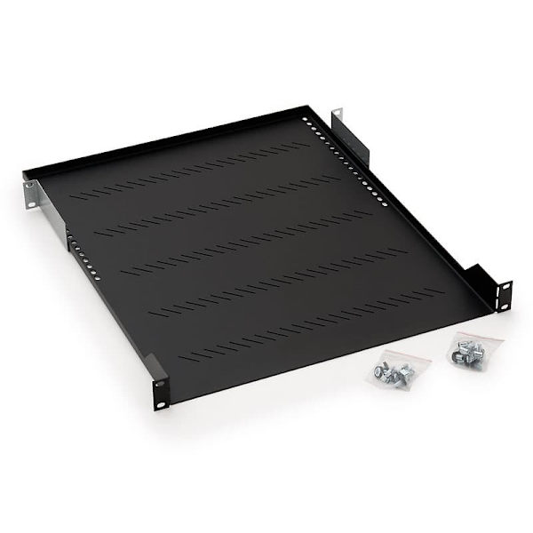 Triton perforated shelf 19" 1U/650mm max. load 40kg RAB-UP-650-A1