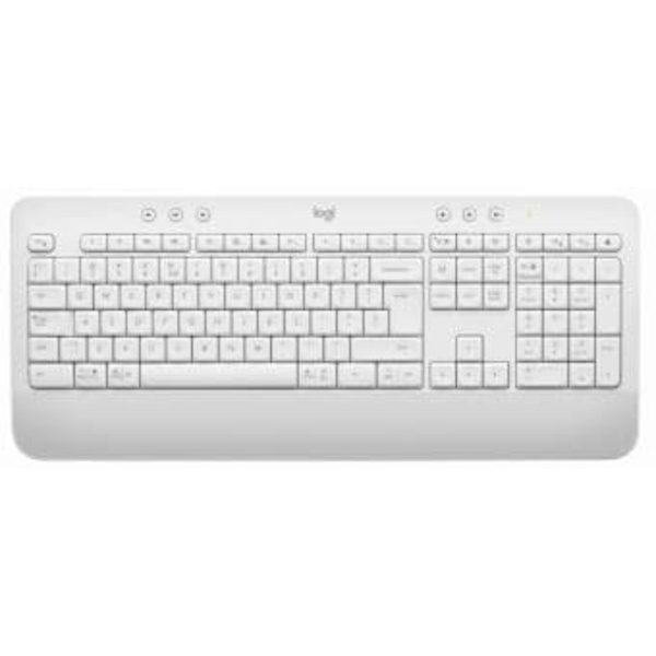 LOGITECH K650 SIGNATURE Bluetooth keyboard - OFF WHITE - US INT'L Hvit