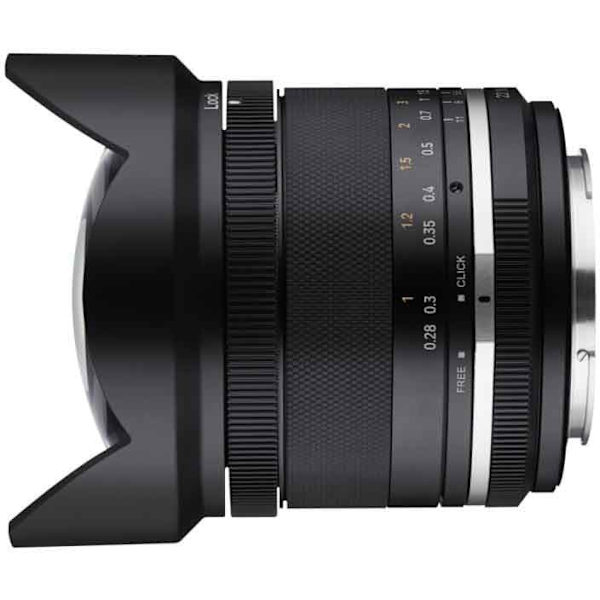 Samyang MF 14mm f/2.8 MK2 lens for Fujifilm Sort