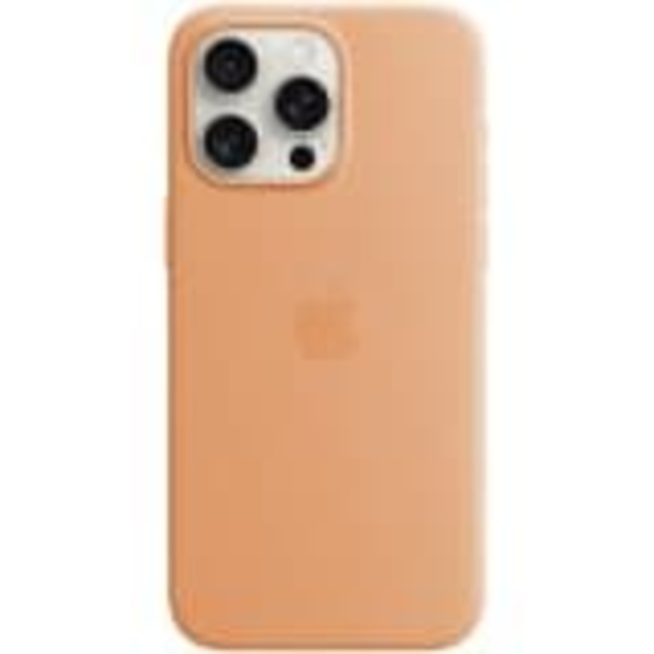 Etui silikonowe z MagSafe do iPhonea 15 Pro Max - pomarańczowy sorbet