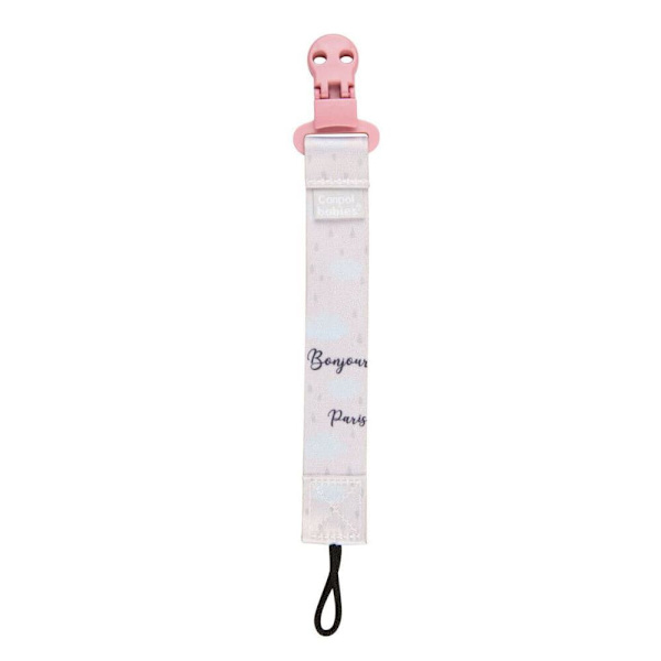 CANPOL BABIES soother clip with ribbon BONJOUR PARIS, 51/026_pin