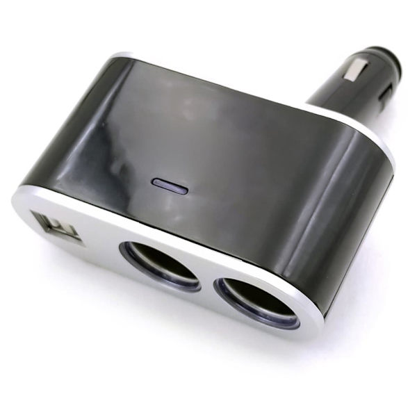Omega OUC914 Car Charger Socket Spliiter 12 / 24V / 2 X USB 2.4A