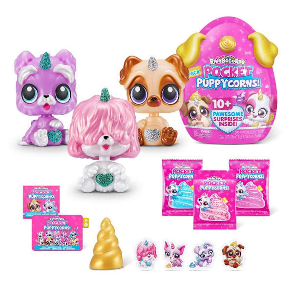 RAINBOCORNS figure with accessories Pocket Puppycorn, 1 series 10 accessories, 9284