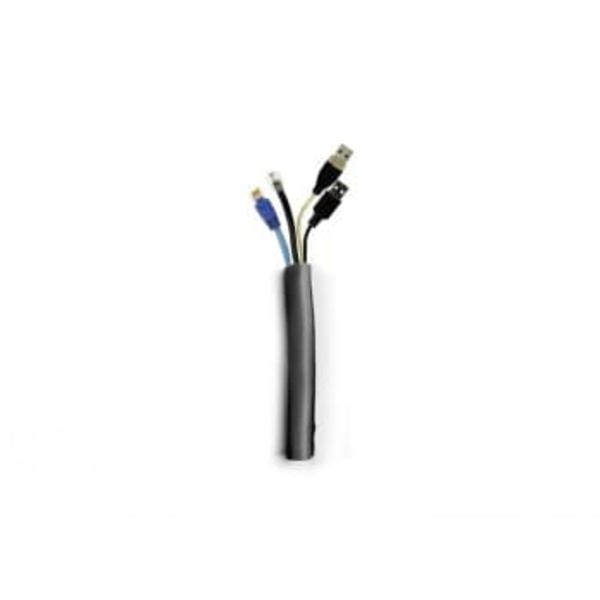 Multibrackets M Universal Cable Sock Self Wrapping 25mm Black 25m | Polyester | Black | 25m