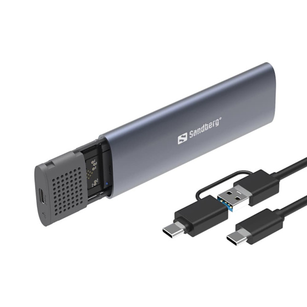 Sandberg USB 3.2 Case for M.2+NVMe SSD