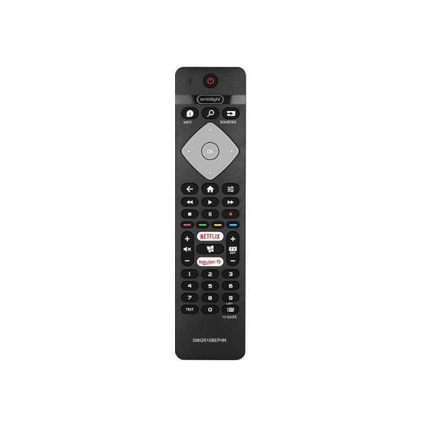 Lamex LXP398GR10 TV remote control PHILIPS LCD/LED 398GR10BEPHN AMBILIGHT, SMART, NETFLIX, RAKUTEN
