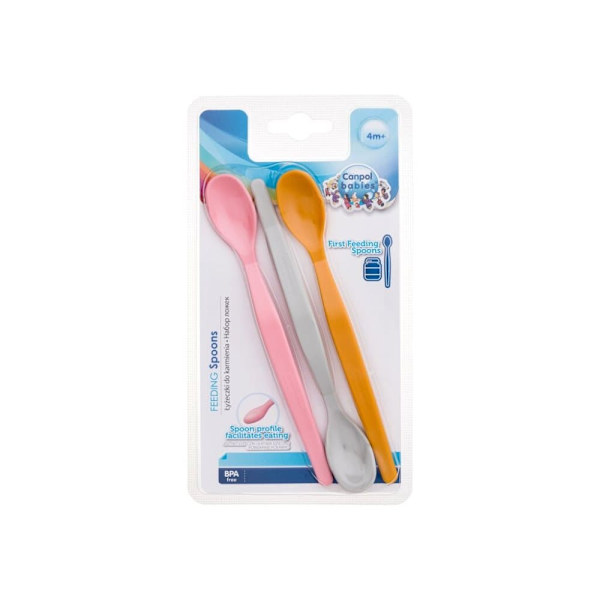 CANPOL BABIES spoons, 3 pcs., pink, 31/419_pin