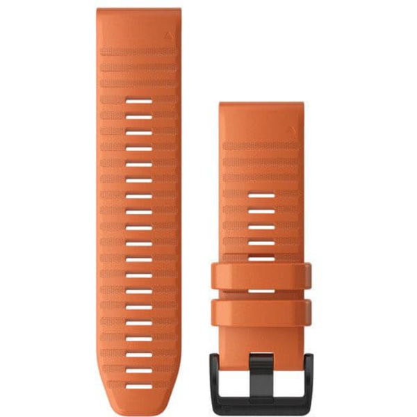 Garmin watch strap QuickFit 26mm, ember orange silicone