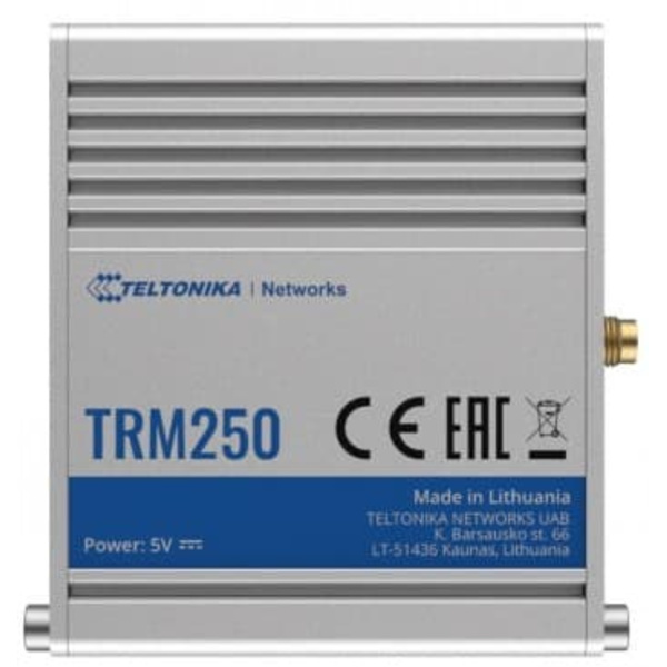 LTE Cat-M1/NB-IoT Modem | TRM250 | Ethernet LAN (RJ-45) ports 0 | Mesh Support No | MU-MiMO No | 4G | Antenna type External | 1