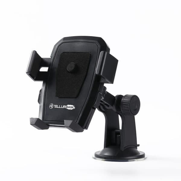 Tellur Basic MCH5 Car phone holder for windshield black Sort