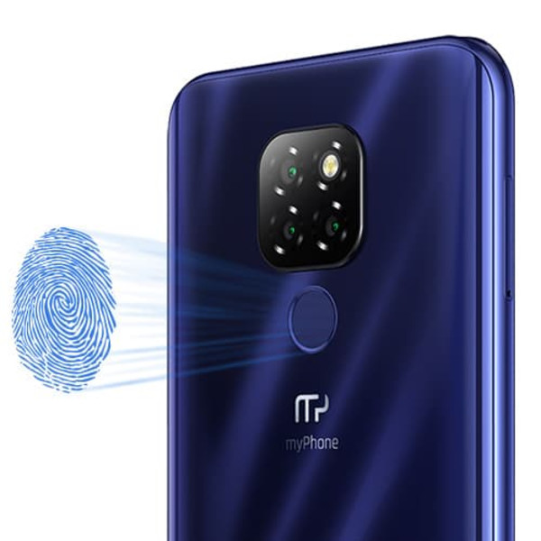 myPhone Now eSIM - modrý   6" IPS/ nano SIM + eSIM/ 64GB/ 4GB RAM/ LTE/ IP69/ Android 10