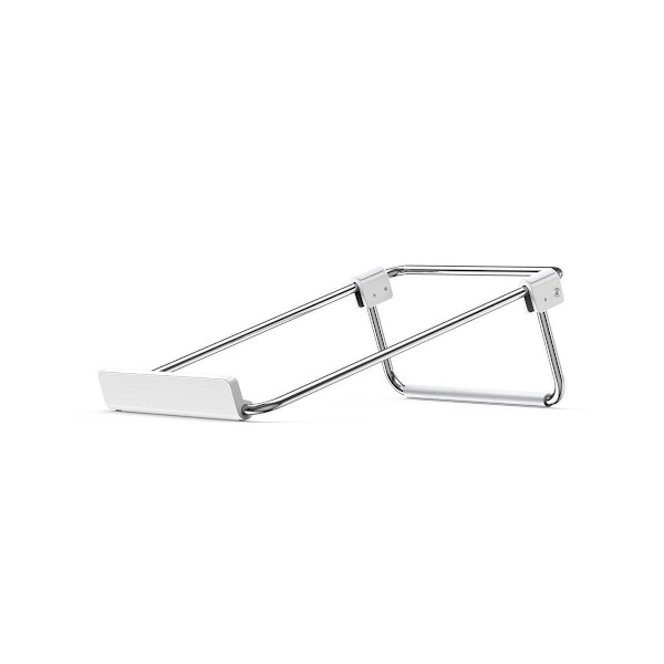 STAND notebook Ugreen 15.6", "LP230" full aluminiu, ajustabil, silver "80348" - 6957303883486 Rustfrit stål, Hvid
