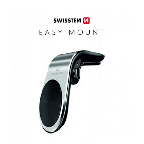 Swissten Magnetický Držák Do Ventilace Auta Swissten Easy Mount Silver