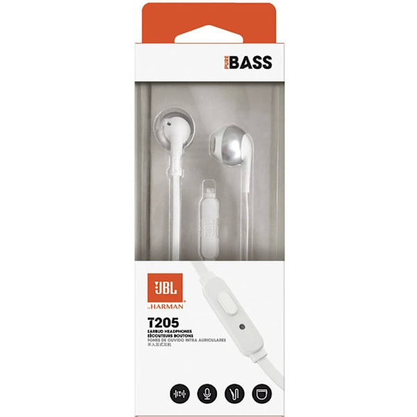 JBL headset T205, white