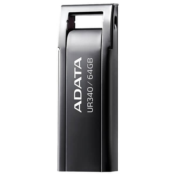 ADATA UR340 USB flash drive 64 GB USB Type-A 3.2 Gen 2 (3.1 Gen 2) Black Sort