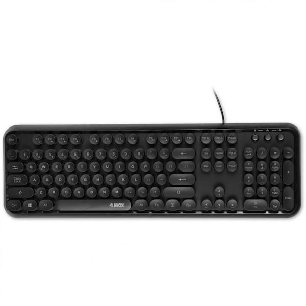 KEYBOARD I-BOX PULSAR IKS620, LED, WIRED Sort