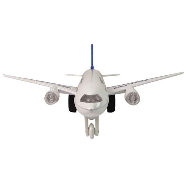 Boeing 777 White Propulsion Passenger Aircraft Lights Sounds