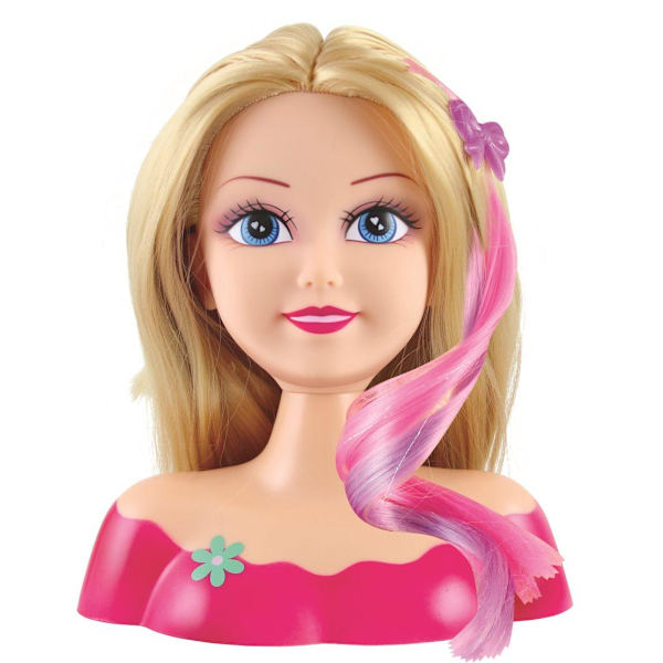 SPARKLE GIRLZ styling head with color changing eyes, 10029/10097