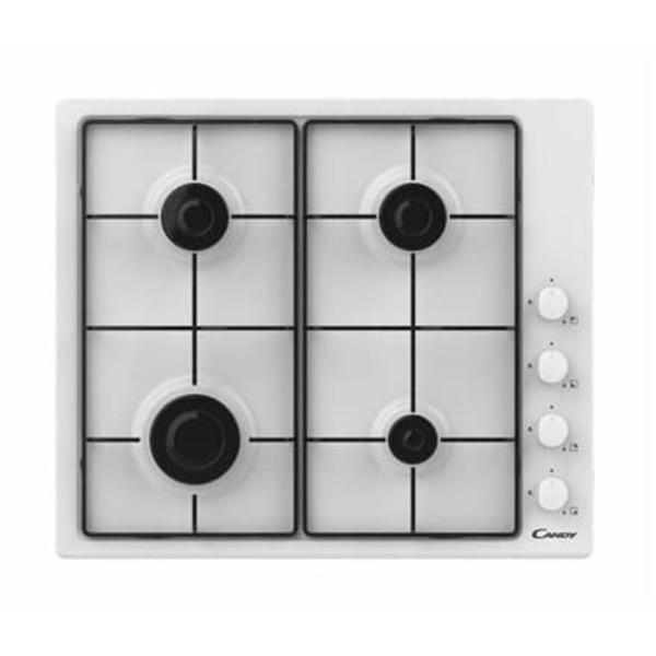 Candy Idea CHW6LWW White Built-in 60 cm Gas 4 zone(s)