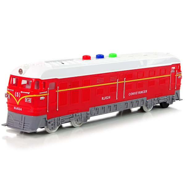 Train 1:32 Drive Red Sound Lights