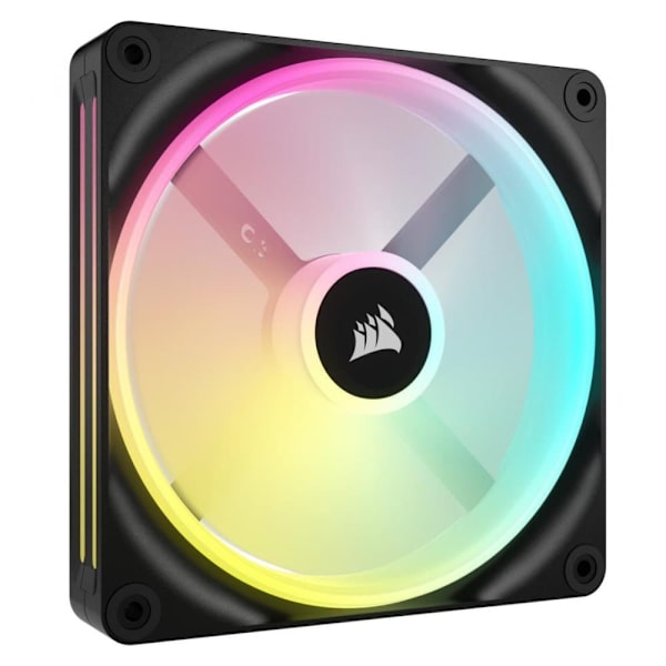 Corsair QX140 140mm RGB Expansion Kit, iCUE LINK Sort, Hvid