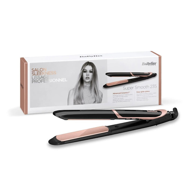 BaByliss Super Smooth 235 Straightening brush Black, Pink 2.5 m