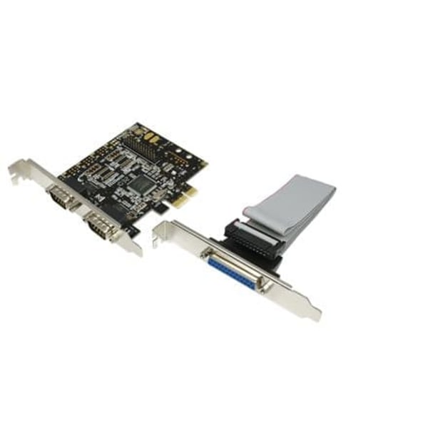 CARD adaptor LOGILINK, PCI-Express la 2 x SERIAL DB9M.+ 1 x PARALEL, "PC0033"