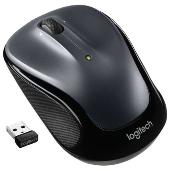 Logitech M325s mouse Travel Ambidextrous RF Wireless Optical 1000 DPI Sort
