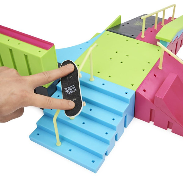 TECH DECK Set Neon mega ramp X-Connect