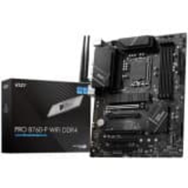 MSI | PRO B760-P WIFI DDR4 | Processor family Intel | Processor socket LGA1700 | DDR4 | Supported hard disk drive interfaces SATA, M.2 | Number of SAT