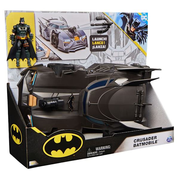 BATMAN vehicle Crusader Batmobile with 4" figure, 6067473
