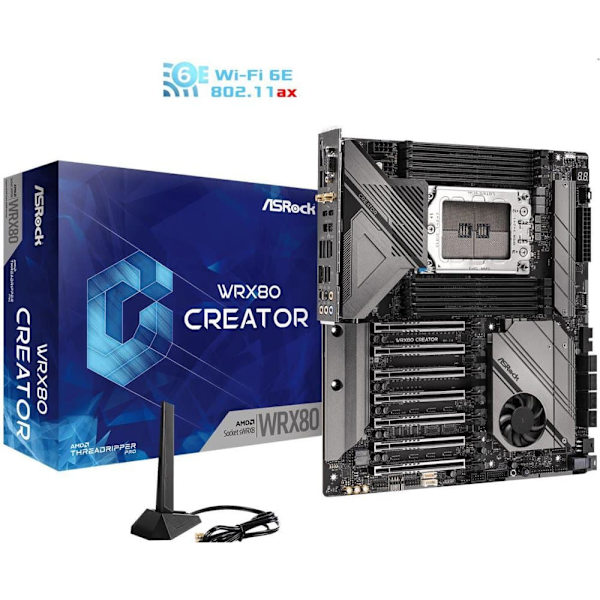 ASRock WRX80 Creator R2.0 - motherboard - extended ATX - Socket sWRX8 - AMD WRX80
