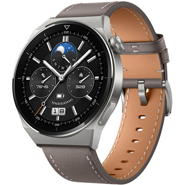 WATCH | GT 3 Pro | Smart watch | GPS (satellite) | AMOLED | Touchscreen | Activity monitoring 24/7 | Waterproof | Bluetooth | Titanium Case with Gray