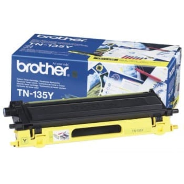 Brother Toner TN-135Y High Yield | 4000Pages | Yellow