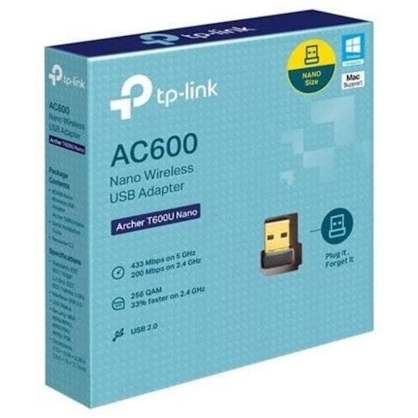 TP-Link AC600 WLAN 433 Mbit/s Sort