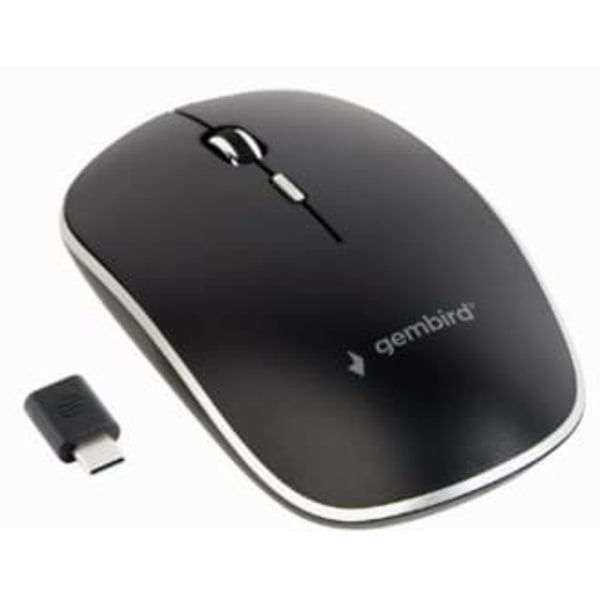 Gembird Silent Wireless Type-C Mouse Svart