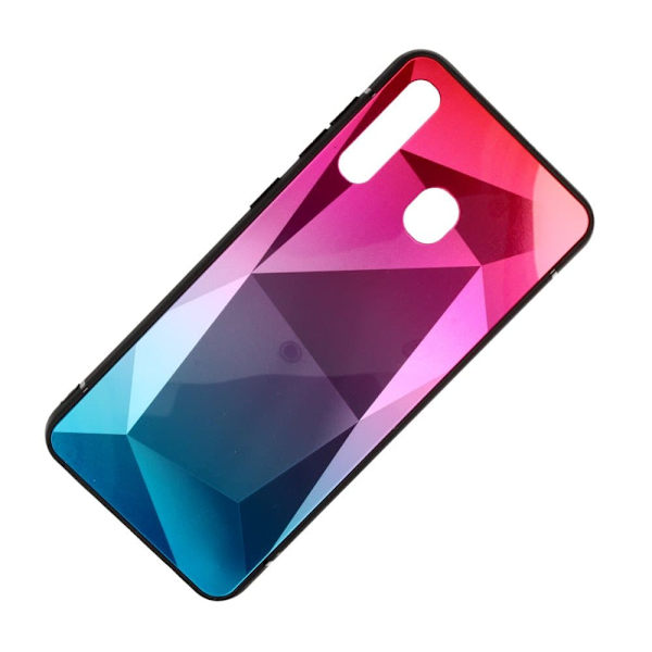 Mocco Stone Ombre Back Case Silicone Case With gradient Color For Apple iPhone 11 Pro Max Pink - Blue
