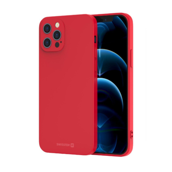 Swissten Soft Joy Silicone Case for Apple iPhone 14 Plus Red