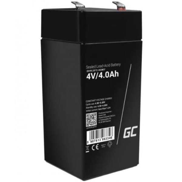 Green Cell AGM37 industrial rechargeable battery Sealed Lead Acid (VRLA) 4000 mAh 4 V