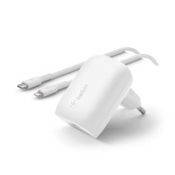 30W USB-C CHARGER WITH POWER/DELIVERY AND PPS TECHNOLOGY INCL Hvid