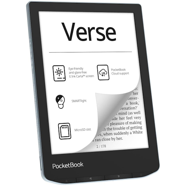 PocketBook e-reader Verse 6" 8GB, bright blue