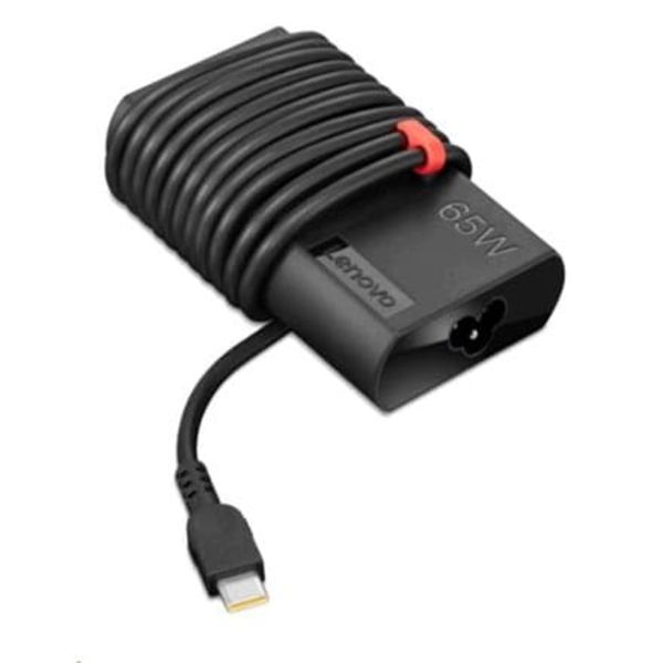 Lenovo | ThinkPad | 65W Slim | The ThinkPad 65W Slim AC Adapter – USB Type-C is the new adapter designed with slimmer size and cable management. It is Sort