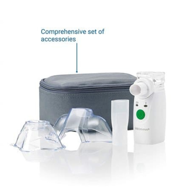 Medisana | Ultrasonic Inhalator, Mini | IN 525 | High efficiency through innovative micro-membrane nebulisation (mesh technology) with ultrafine dropl